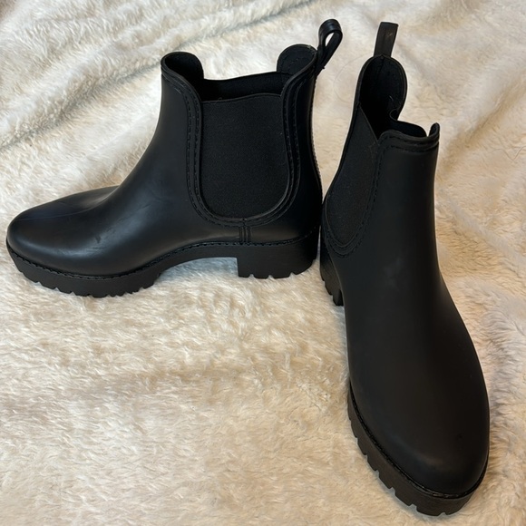 Jeffrey Campbell Cloudy Waterproof Chelsea Rain Boot - Size 6 - Picture 11 of 15